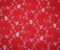 Red Cotton-Polyester Floral Crochet Lace Knit Fabric By the Yard